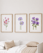 Soft Meadows Art Print Set (set of 3)