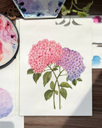 Hydrangea Watercolor Art Print
