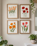 Signature Blooms Art Print Set (set of 4)